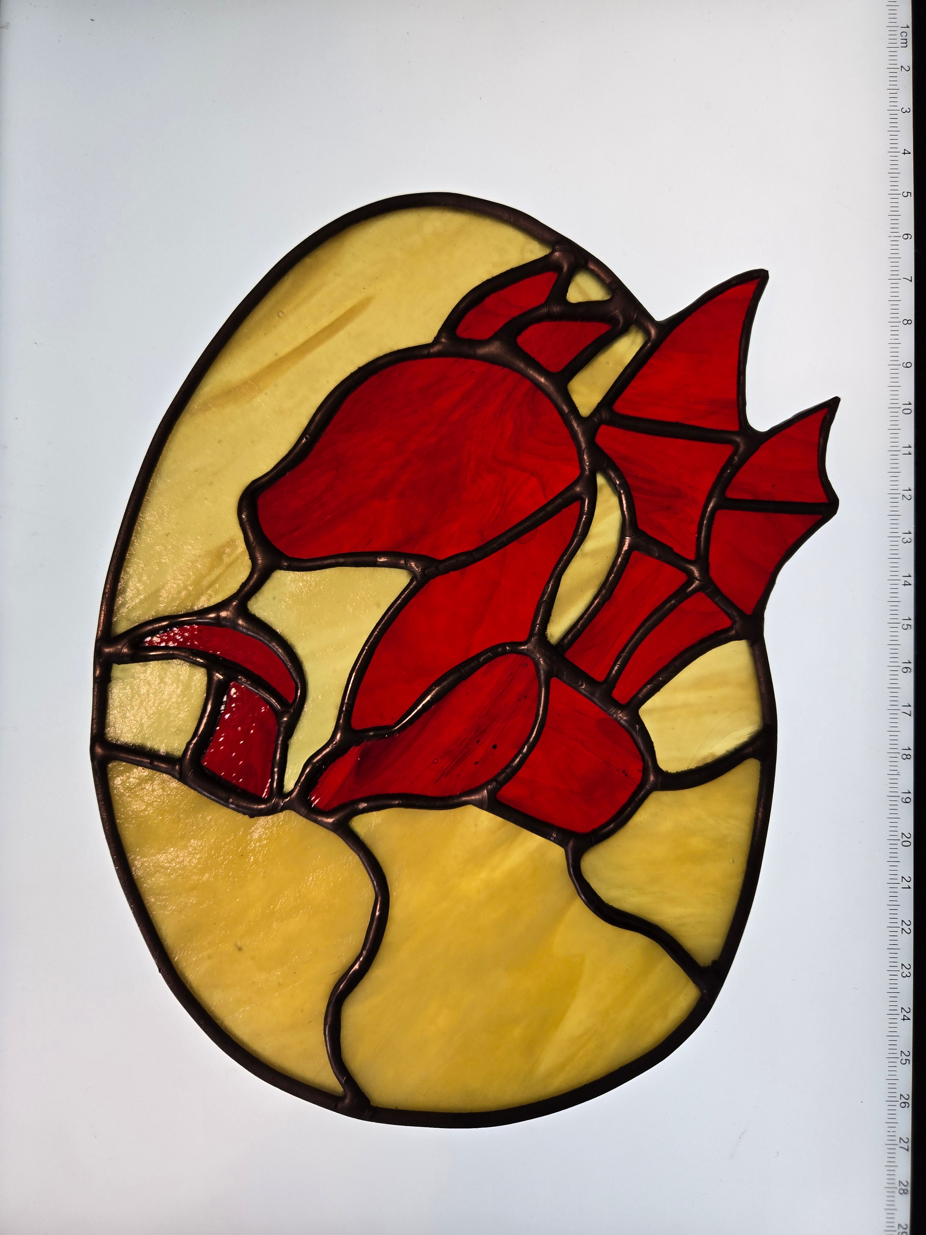 Dragon Hatchling Stained Glass Suncatcher