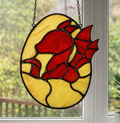 Dragon Hatchling Stained Glass Suncatcher